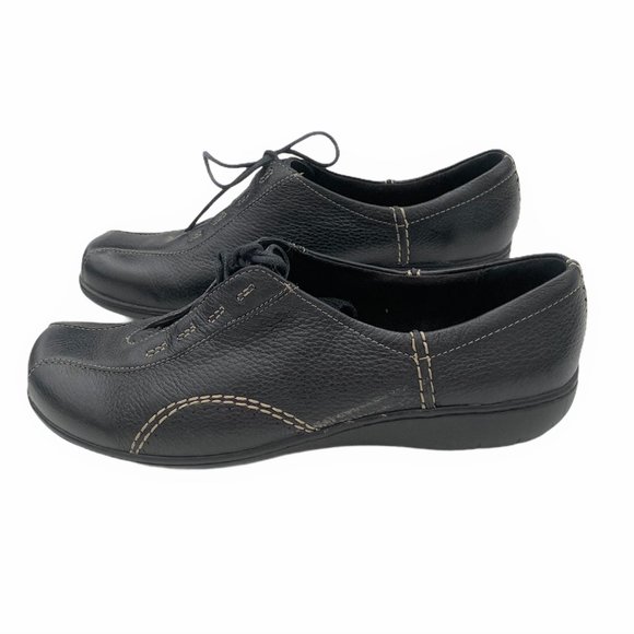 Clarks Shoes New Womens Clarks Viola Black Leather Shoes